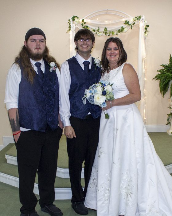 Misty with her two sons